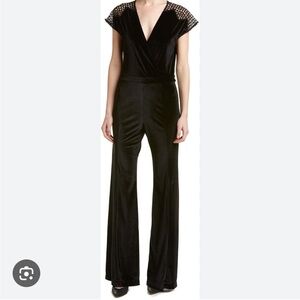 Yoana Baraschi Velvet Stretch Jumpsuit
